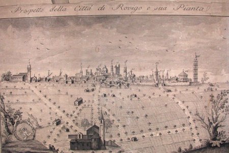 Pianta della città di Rovigo