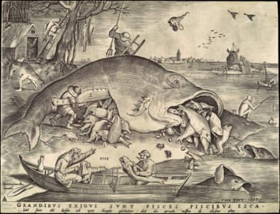 Pieter Bruegel the Elder (1557) Big Fish Eat Little Fish
