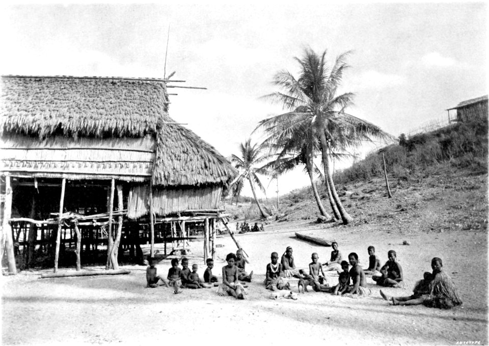 Picturesque New Guinea Plate XIX - Village of Koiapu, Port Moresby