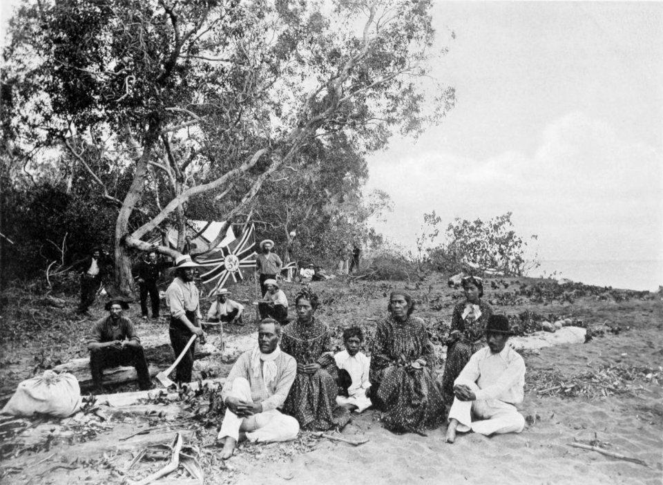 Picturesque New Guinea Plate XVIII - Native teachers, Kabade District