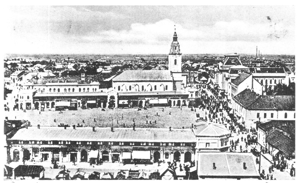 Piac-tér - Beregszász, cca. 1939 (1)
