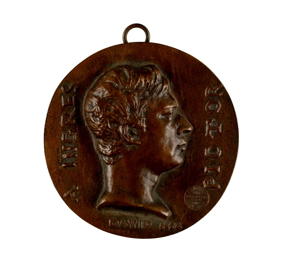 Pierre-Jean David d'Angers - Jean-Antoine-Dominique Ingres (1780-1867) - Walters 54848