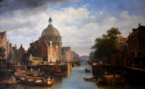 Pierre-Justin Ouvrié - Vue d'Amsterdam 02