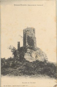 Pierre-Percée (Meurthe-et-Moselle), Ruines du Château CP 1957 PsurR
