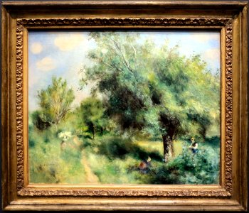 Pierre auguste renoir, il pero inglese (il frutteto a louveciennes), 1871-72, 01