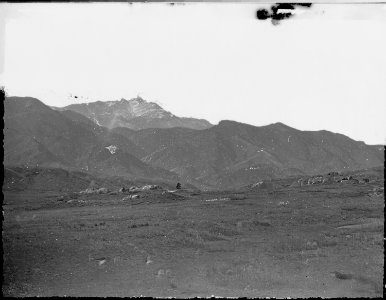 Pikes Peak, from near Colorado City. El Paso County, Colorado. - NARA - 516952