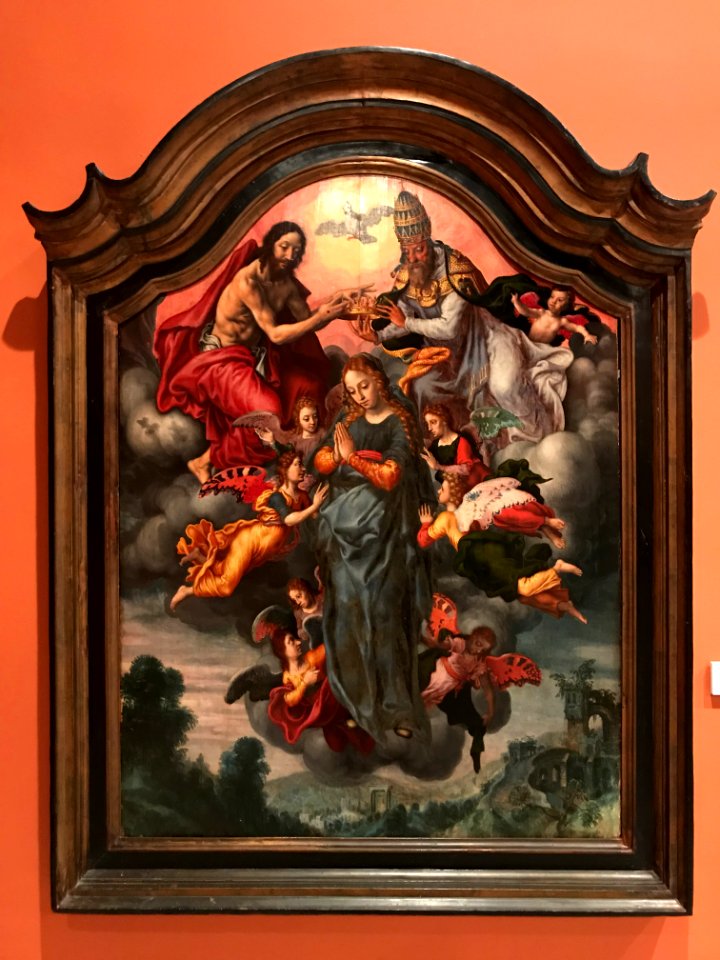 Pieter Aertsen - Coronación de la Virgen