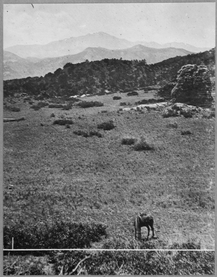 Pikes Peak, from Garden of the Gods. El Paso County, Colorado. - NARA - 517506
