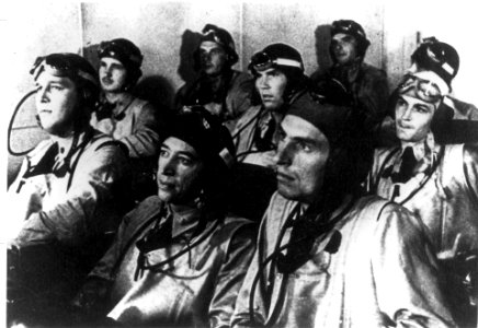 Pilots of VT-6 aboard USS Enterprise (CV-6) on 1 February 1942 (NNAM.1996.488.007.008)