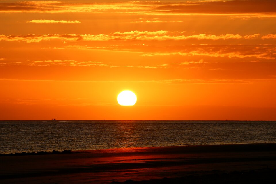 Sea romance abendstimmung