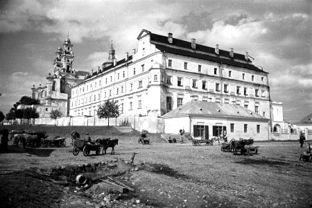 Pinsk, Nabiarežnaja, Jezuicki. Пінск, Набярэжная, Езуіцкі (H. Poddębski, 1936)