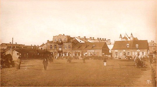Pinsk, Rynak. Пінск, Рынак (I. Sierbaŭ, 1912)