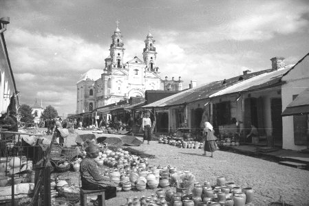 Pinsk, Stary Rynak, Kaplica-Katedra. Пінск, Стары Рынак, Капліца-Катэдра (H. Poddębski, 1936)