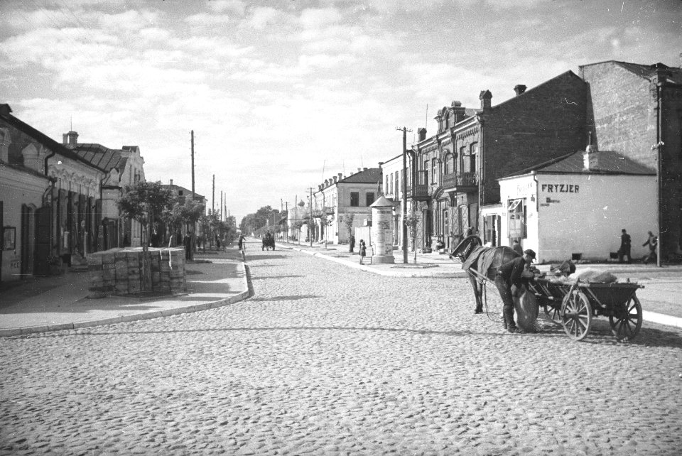 Pinsk, Bernardynskaja-Brovarnaja. Пінск, Бэрнардынская-Броварная (H. Poddębski, 1936)
