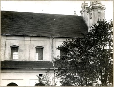 Pinsk, Vialikaja, Franciškanski. Пінск, Вялікая, Францішканскі (J. Zialinski, 1921)