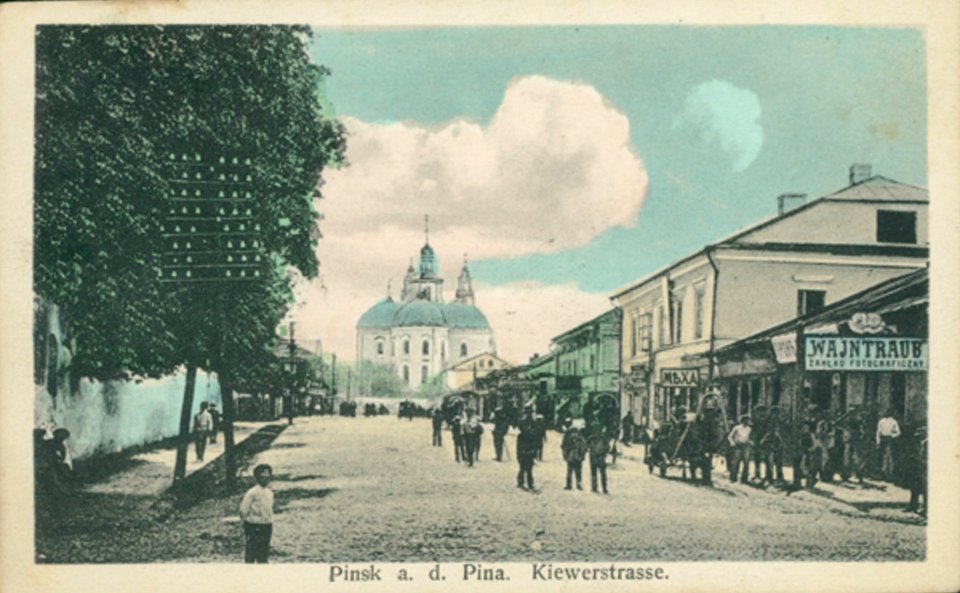 Pinsk, Vialikaja-Listoŭskaja, Katedra. Пінск, Вялікая-Лістоўская, Катэдра (1901-14, 1916)