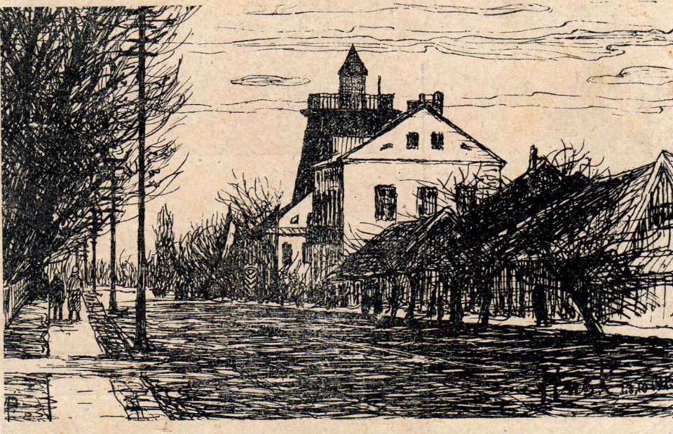 Pinsk, Łahišynskaja-Zavalnaja. Пінск, Лагішынская-Завальная (1916)
