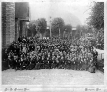 Pioneers of 1847 at the Utah Pioneer Jubilee, Salt Lake City, Utah, July 24th 1897 LCCN2005688944