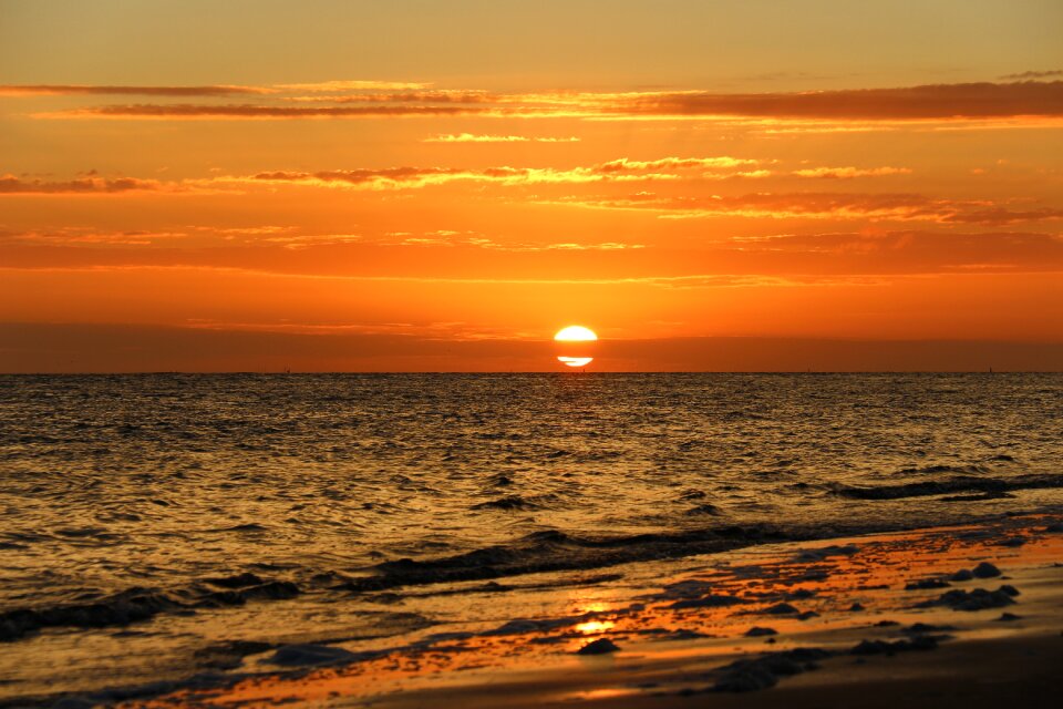 Sea romance abendstimmung