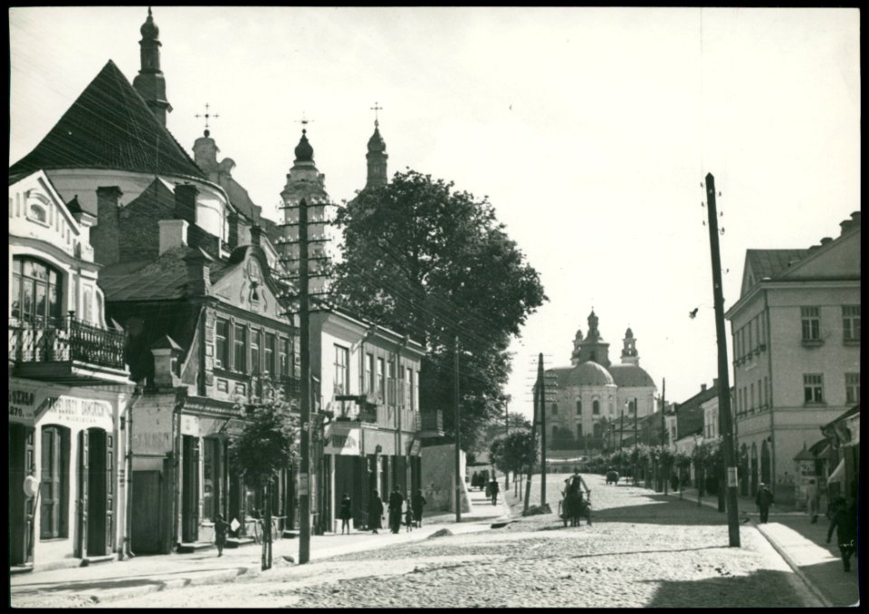 Pinsk, Vialikaja-Franciškanskaja. Пінск, Вялікая-Францішканская (H. Poddębski, 1936)