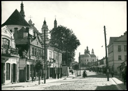 Pinsk, Vialikaja-Franciškanskaja. Пінск, Вялікая-Францішканская (H. Poddębski, 1936)