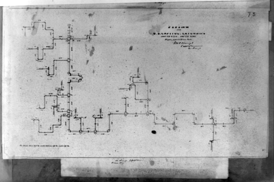 Piping for U.S. Capitol extension, south wing, south side LCCN2002718502