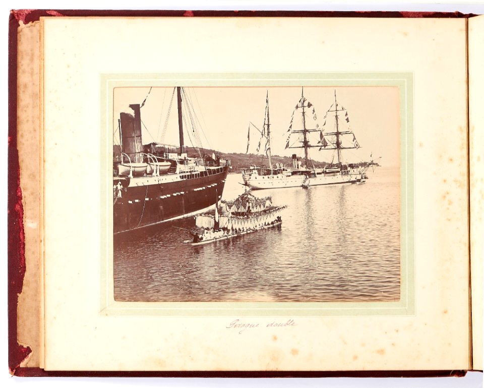 Pirogue double, 1887-1888