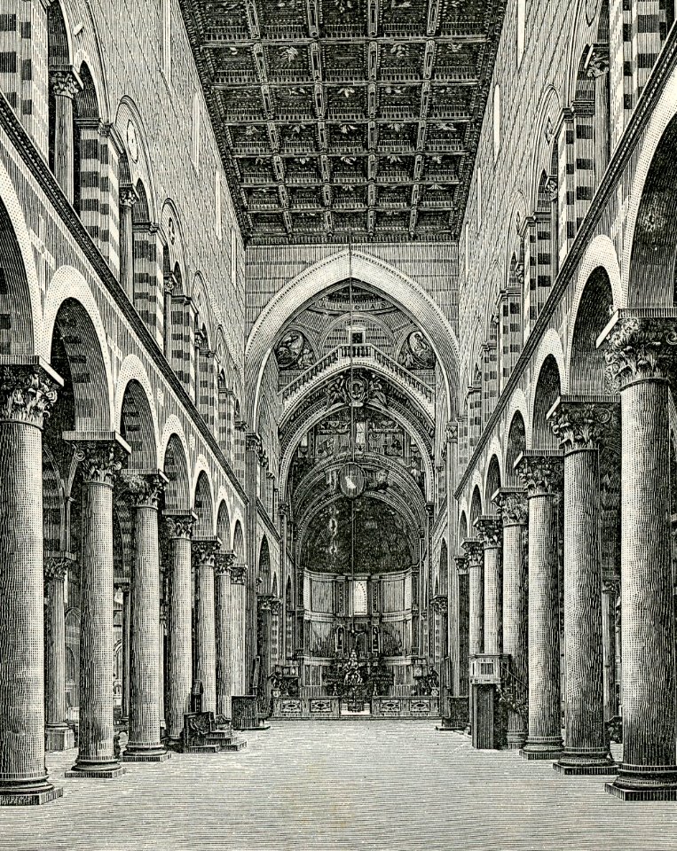 Pisa Duomo la navata principale
