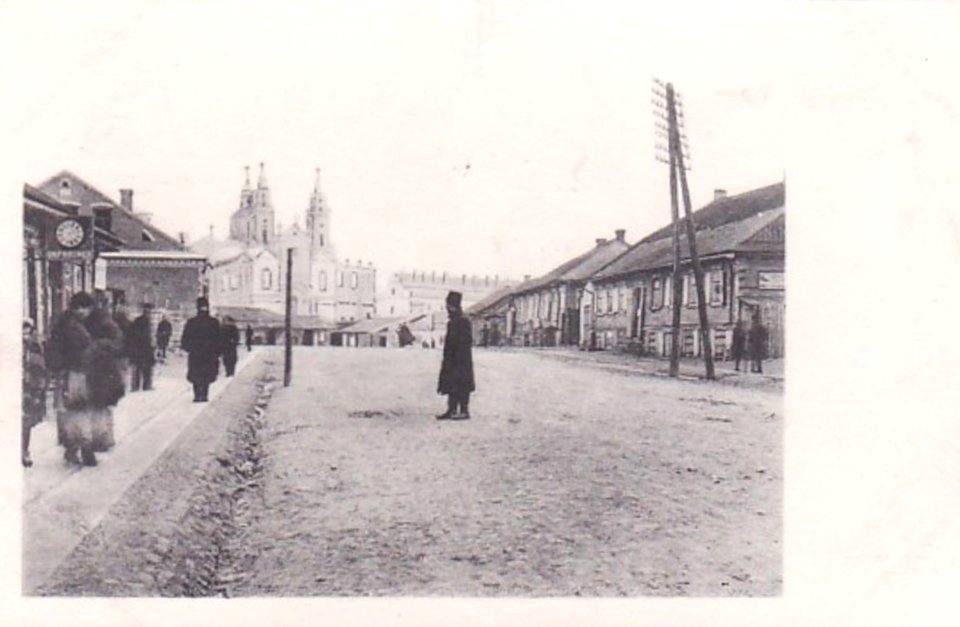 Pinsk, Bieraściejskaja-Daminikanskaja. Пінск, Берасьцейская-Дамініканская (05.1916)