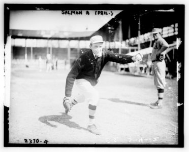 Pitcher Roger E. Salmon, Philadelphia AL (baseball) LCCN2014690137