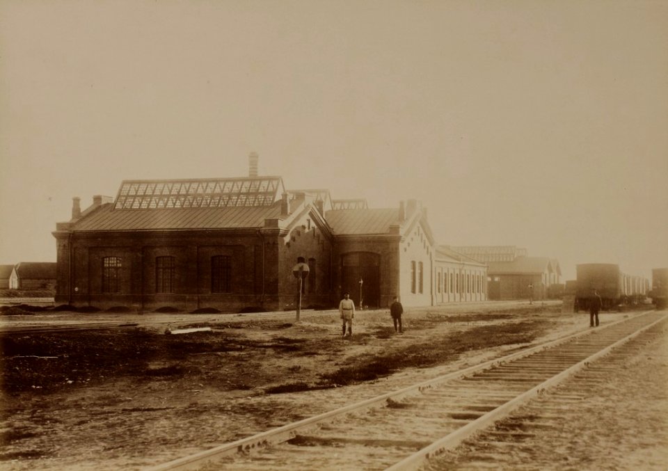 Pihkva-Riia raudtee töökojad Valgas - Workshops of the Pskov-Riga Railway in Valga (12809975655)