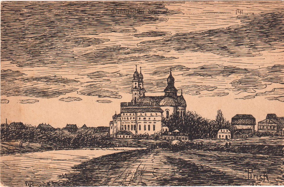 Pinsk, Pina, Jezuicki. Пінск, Піна, Езуіцкі (1915) (2)