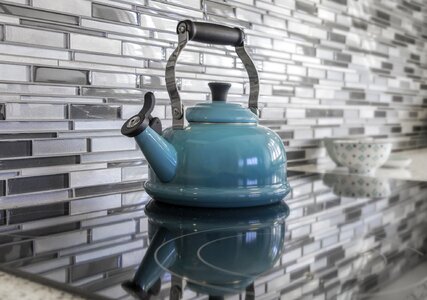 Glass tile staging real estate