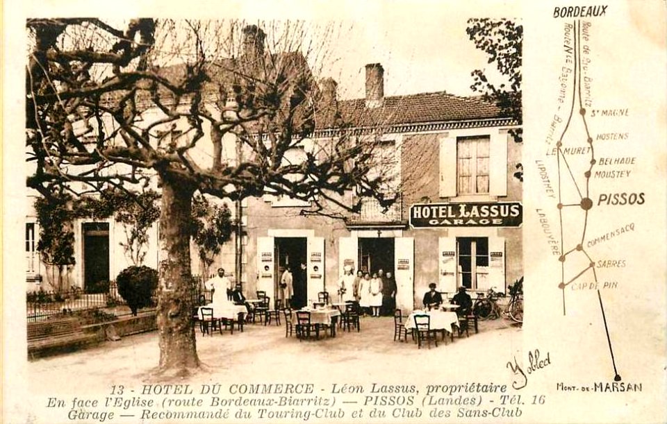 Pissos (Landes) - Hôtel Lassus 1b