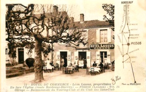 Pissos (Landes) - Hôtel Lassus 1b