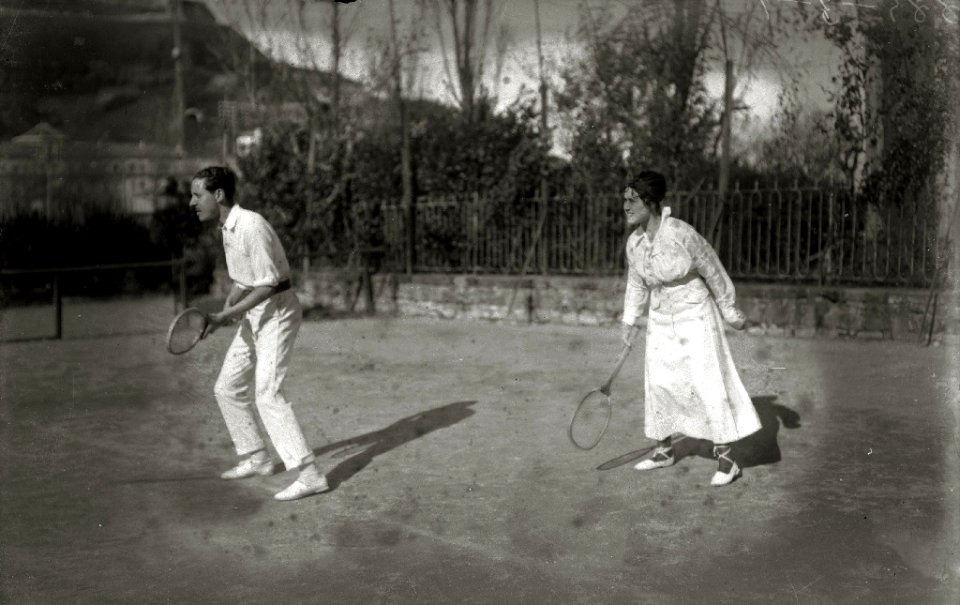 Pistas de tenis en las antiguas pistas de San Sebastián (9 de 12) - Fondo Car-Kutxa Fototeka