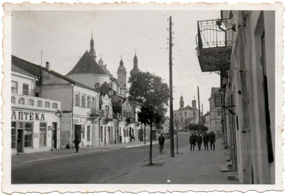 Pinsk, Vialikaja-Franciškanskaja. Пінск, Вялікая-Францішканская (1941)