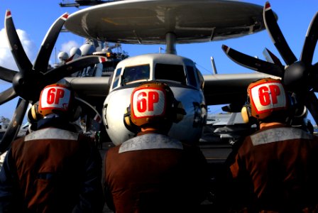 Pilot of an E2-C Hawkeye Performs a Systems Check DVIDS80018