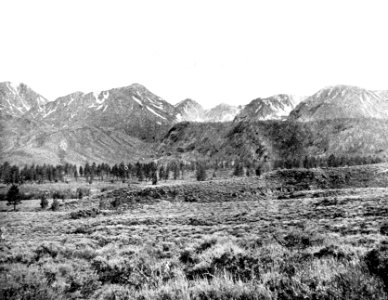 PSM V52 D636 Glacial moraines at the head of owens river