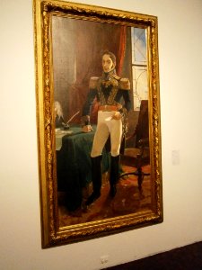 Pintura en La Galeria de Arte Nacional. Arturo Michelena
