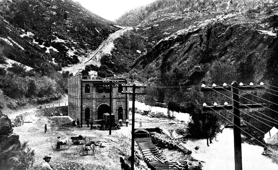 PSM V52 D761 Powerhouse of the big cottonwood power company