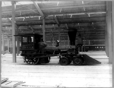 Pioneer locomotive C. & N.W. R.R. First locomotive to run out of Chicago, built ca. 1862 LCCN2002718313 photo