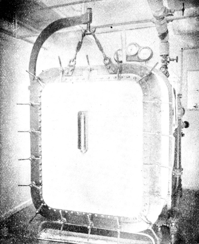 PSM V50 D363 Discharging end of the disinfecting chamber