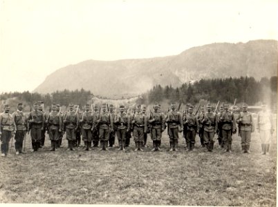 Pioniere und Sappeure des technischen Infanterie Zuges, Aufgenommen am 9. April 1916 (BildID 15473262)