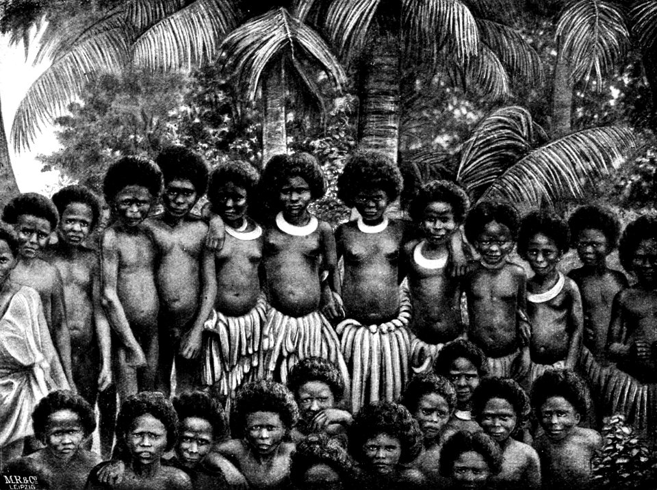 PSM V52 D035 Girls and boys of hula