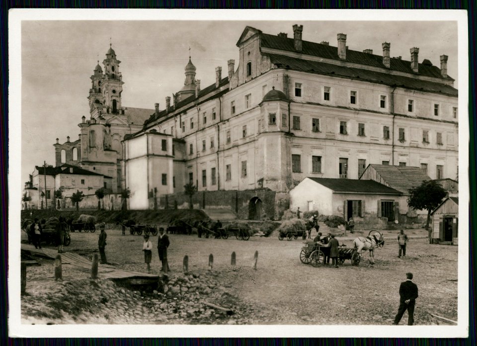 Pinsk, Nabiarežnaja, Jezuicki. Пінск, Набярэжная, Езуіцкі (J. Bułhak, 1930)