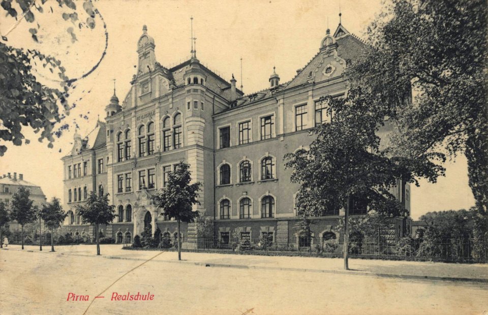 Pirna, Sachsen - Realschule (Zeno Ansichtskarten)