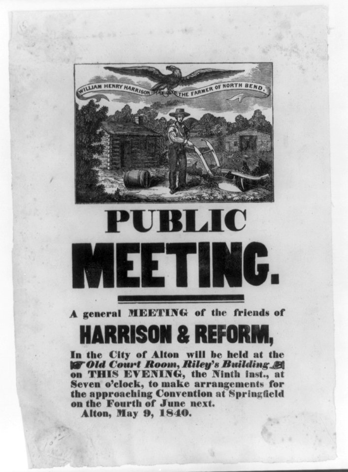 Public meeting. A general meeting of the friends of Harrison & reform . . . LCCN2008661356