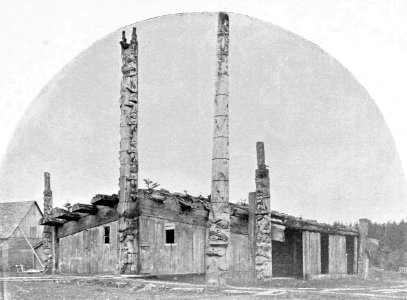 PSM V53 D179 Ancient house of chief weha in masset