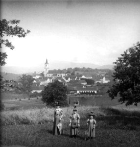 Pischelsdorf - Übersicht gegen den Ort - 1898